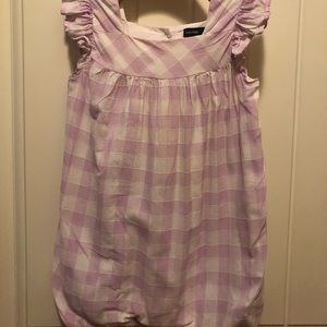 lavender gingham romper!